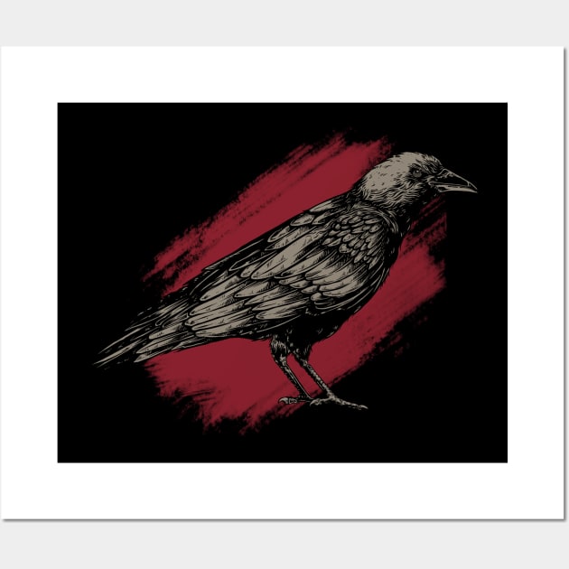 The Black Crow Wall Art by Merchsides